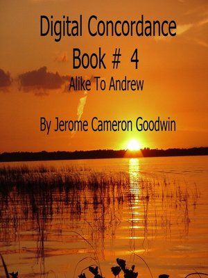 cover image of Alike to Andrew--Digital Concordance Book 4